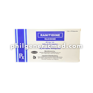 RAXIDINE RANITIDINE 2MLX10AMPOULES