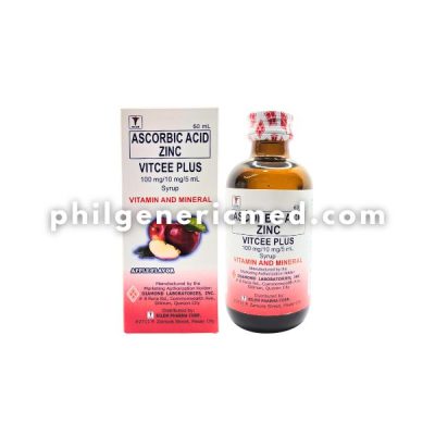 Ascorbic Acid Zinc VITCEE PLUS 100mg Apple 60mL - Image 5