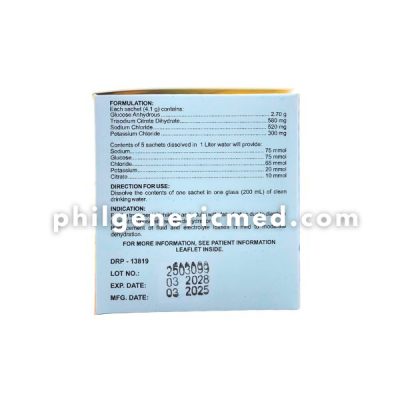 Oral Rehydration Salts APLINC-ORS Orange 4.1grams 30's - Image 2