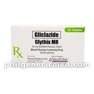 Gliclazide GLYTHIX MR 60mg Tablet 30's
