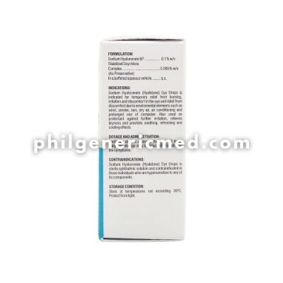 Sodium Hyaluronate HYALIDONE 0.1% w/v Ophthalmic Solution For Dry Eyes 5mL - Image 3