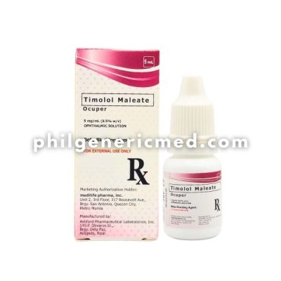 Timolol Maleate OCUPER 5mg/mL (0.5% w/v) Ophthalmic 5mL - Image 4