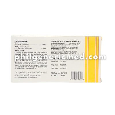 Oxytocin GYNE-TOCIN 10iu/mL 1mL Ampoules 10's - Image 2