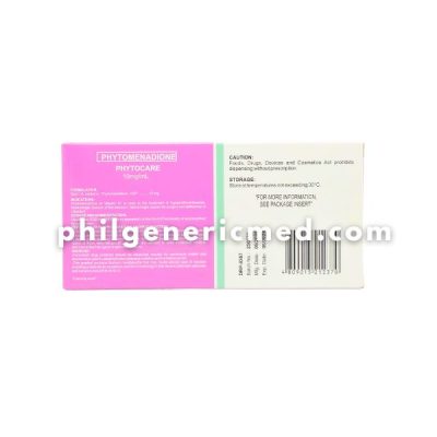 Phytomenadione PHYTOCARE 10mg Ampoules 10's - Image 3