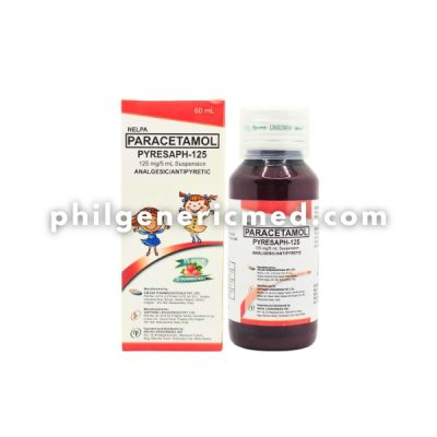 Paracetamol PYRESAPH-125 125mg/5mL Suspension 60ml - Image 3