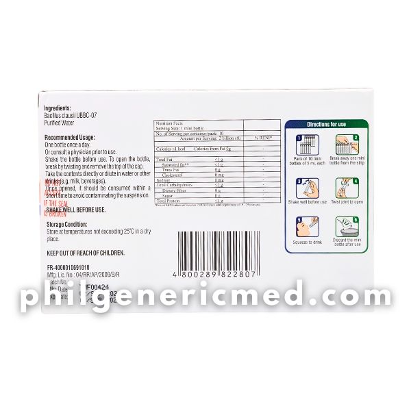 Bacillus Clausii TUMMYFLORA 2Billion/5mL 10's - Image 3