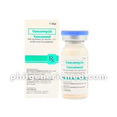 Vancomycin VANCOMEED 500mg Powder for Injection 1 vial - Image 4
