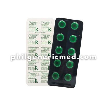 Metoprolol Tartrate PROMETIN-100 100mg Tablet 100's - Image 5