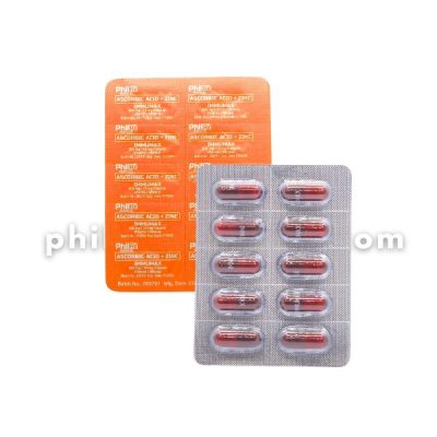 Ascorbic Acid + Zinc IMMUMAX 500mg/10mg Capsule 100's - Image 3