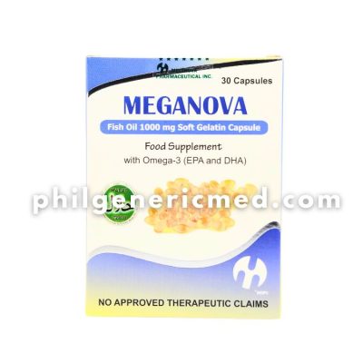 MEGANOVA Fish Oil 1000mg Soft Gelatin Capsule 30's