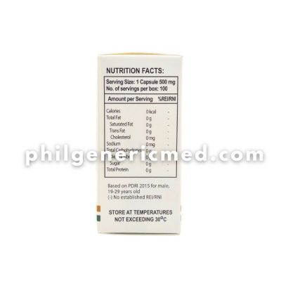 Moringa Oleifera Lam (Malunggay) FERALAC 500mg Capsule 100's - Image 2
