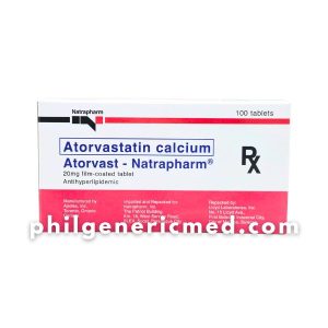 ATORVAST - NATRAPHARM 20MG
