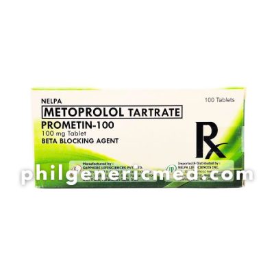 Metoprolol Tartrate PROMETIN-100 100mg Tablet 100's