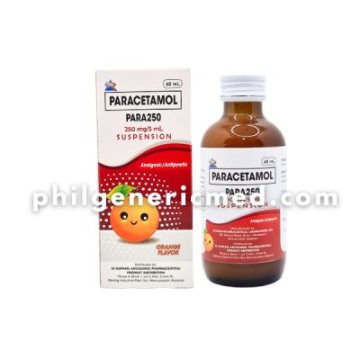 Paracetamol PARA250 250mg/5mL 60mL – Philippine Generic Medicines