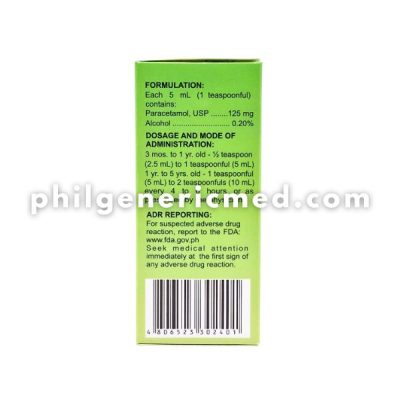 Paracetamol MYREMOL 125mg/5mL 60mL - Image 3