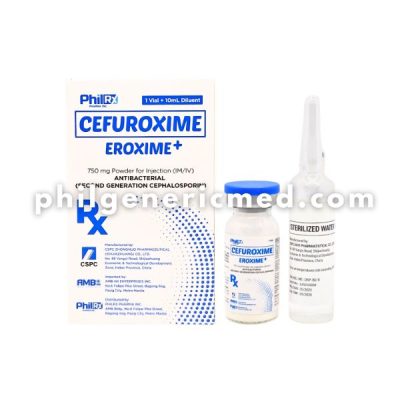 Cefuroxime EROXIME+ 750mg Powder for Injection 1 vial + 10mL Diluent - Image 4