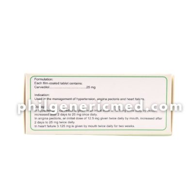 Carvedilol KARVIDOL 25mg Film-Coated Tablet 100's - Image 3