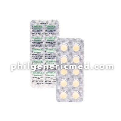 Carvedilol KARVIDOL 25mg Film-Coated Tablet 100's - Image 4