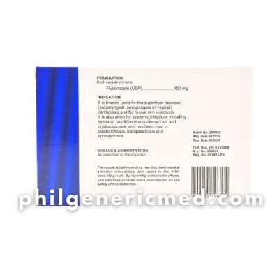 Fluconazole FLUCONABAS 150mg Capsule 5's - Image 2