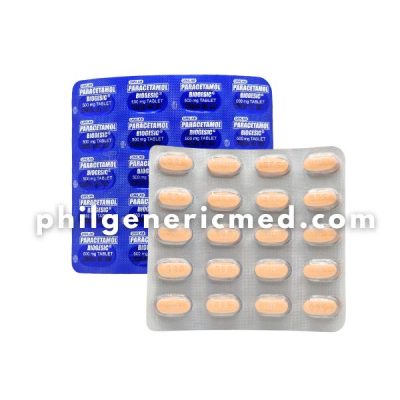 Paracetamol BIOGESIC 500mg Tablet 100's - Image 2