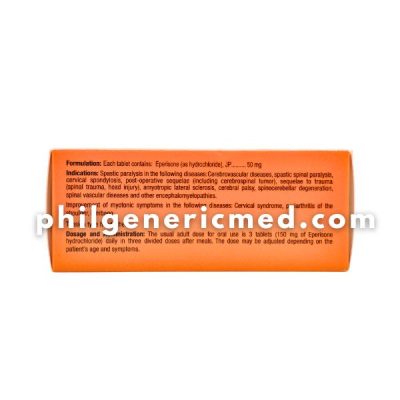 Eperisone MYONAL 50mg Tablet 100's - Image 2