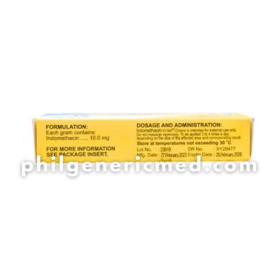 Indomethacin VI-GEL 1.0% Cream 15g - Image 2