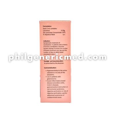 Lactulose LACTOKHRIZ 3.33g/5mL Oral Solution 60ml - Image 4