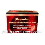 Ibuprofen MEDICOL ADVANCE 400 Softgel Capsule 100's