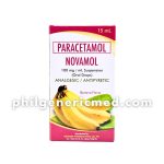 NOVAMOL Paracetamol 100 mg/mL Suspension (Oral Drops) 15ml