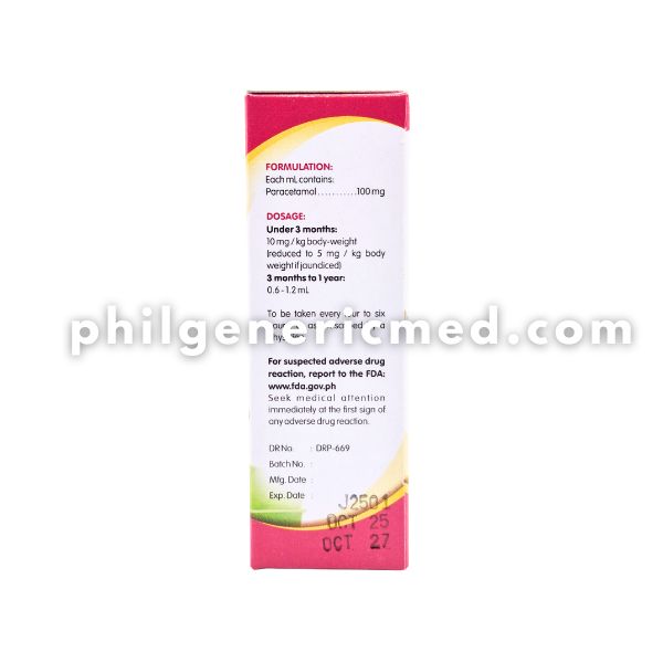 NOVAMOL Paracetamol 100 mg/mL Suspension (Oral Drops) 15ml - Image 3