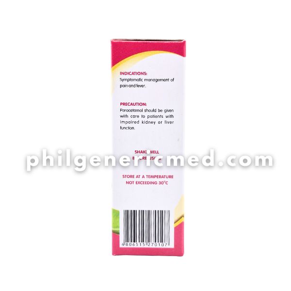NOVAMOL Paracetamol 100 mg/mL Suspension (Oral Drops) 15ml - Image 2