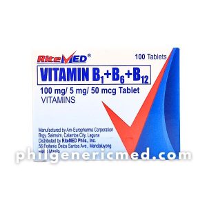 RITEMED VITAMIN B1+B6+B12 Vitamin Tablet 100's