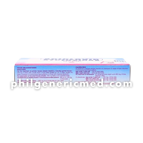 Aciclovir XYCLOVIRAX Forte 400mg Tablet 30’s - Image 3