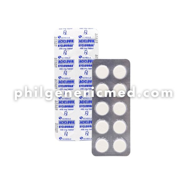 Aciclovir XYCLOVIRAX Forte 400mg Tablet 30’s - Image 2