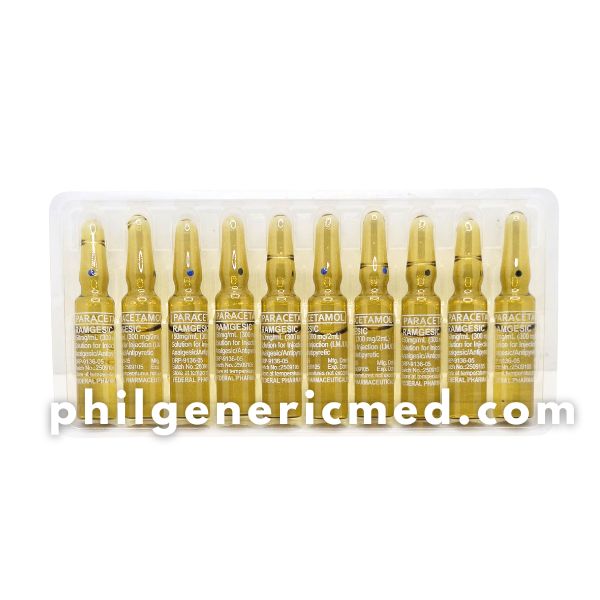 Paracetamol RAMGESIC 150 mg/2 mL Solution for Injection Ampoules 10's - Image 2