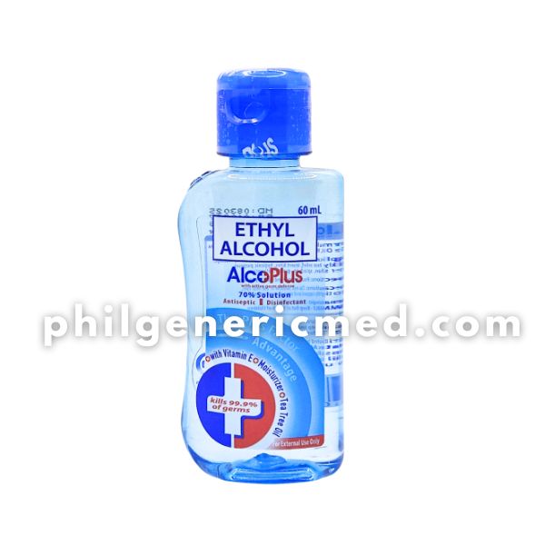 Ethyl Alcohol ALCOPLUS 70% Solution without Spray 60ml