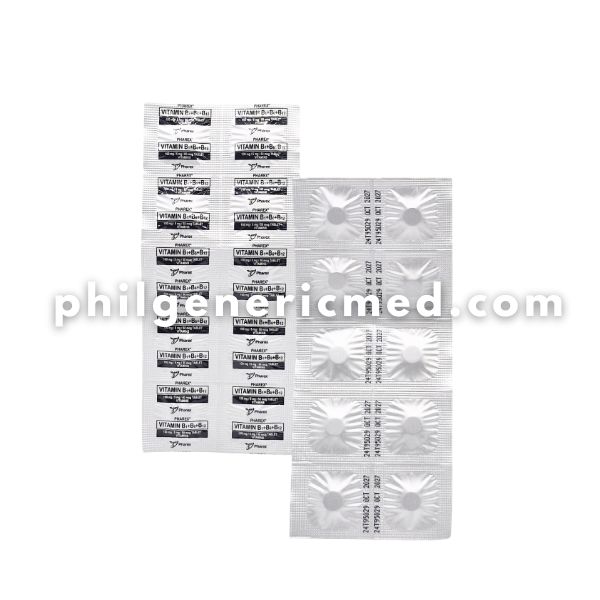 Vitamin B1 + B6 + B12 PHAREX (B-Complex) Tablet 100's - Image 5