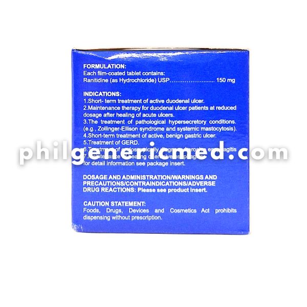 Ranitidine ZENTEK 150 mg Film-Coated Tablet 100's - Image 4