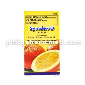Symdex SYMDEX-D 6.25mg/500mcg/100mg (Oral Drops) Syrup 15ml