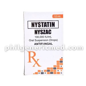 Nystatin NYSZAC 100,000 IU/mL 12ml