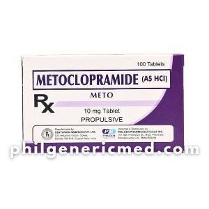 Metoclopramide (as HCl) METO 10 mg tablet 100's