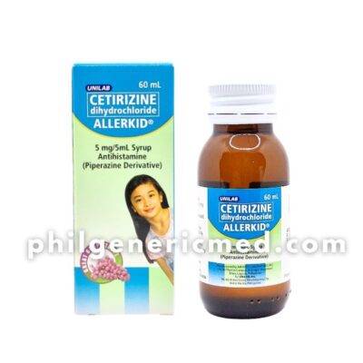 Cetirizine Dihydrochloride ALLERKID 5mg/5mL Syrup 60mL - Image 5