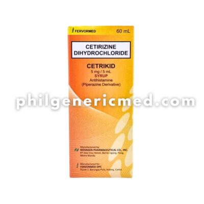 Cetirizine Dihydrochloride CETRIKID 5mg/5mL Syrup 60mL - Image 2