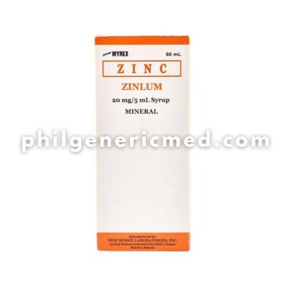 Zinc ZINLUM 20mg/5mL Syrup 60mL - Image 2