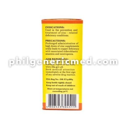 Zinc ZINLUM 20mg/5mL Syrup 60mL - Image 4