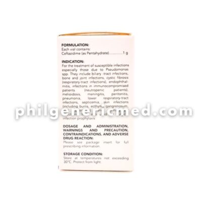 Ceftazidime FORTZID 1g Vial 1's - Image 3