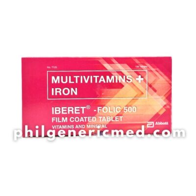 Multivitamins + Iron IBERET - FOLIC 500 Film Coated Tablet 100's