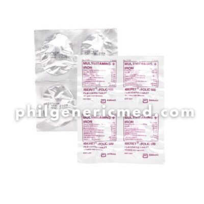 Multivitamins + Iron IBERET - FOLIC 500 Film Coated Tablet 100's - Image 3