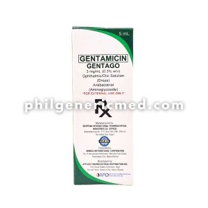 Gentamicin GENTAGO Ophthalmic/Otic Solution 0.3% (3 mg/mL) 5ml