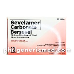 Sevelamer Carbonate BERSEVEL 800 mg Film-Coated Tablet 30's